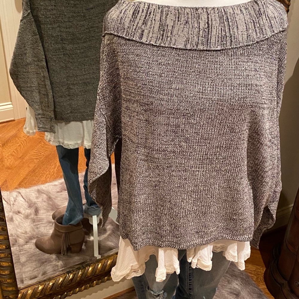 Free People Marled Sweater sz S